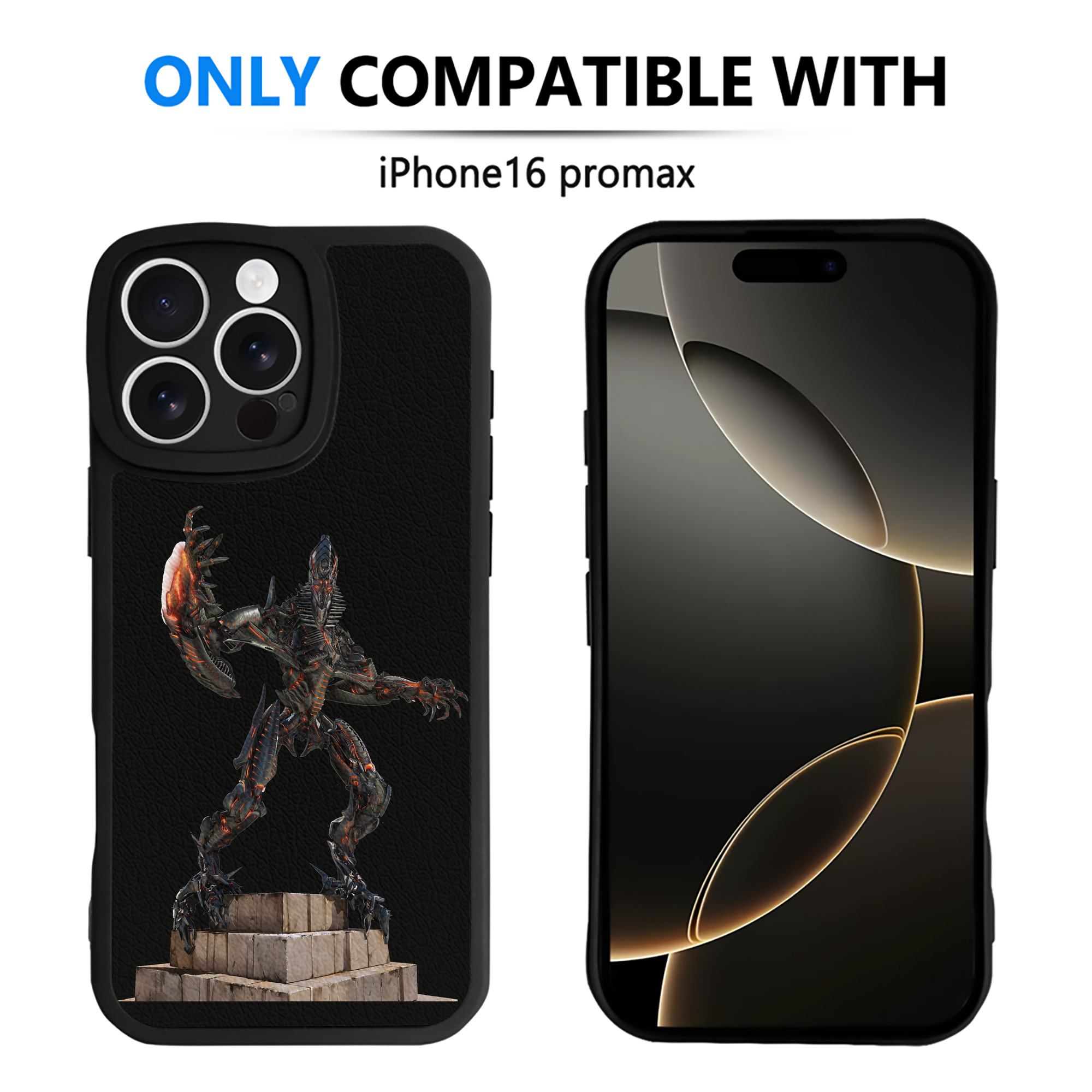 （画像用） Transformers トランスフォーマー 【iPhone 16シリーズ対応】シリコンスマホケース（レザー調） 材質：シリコン